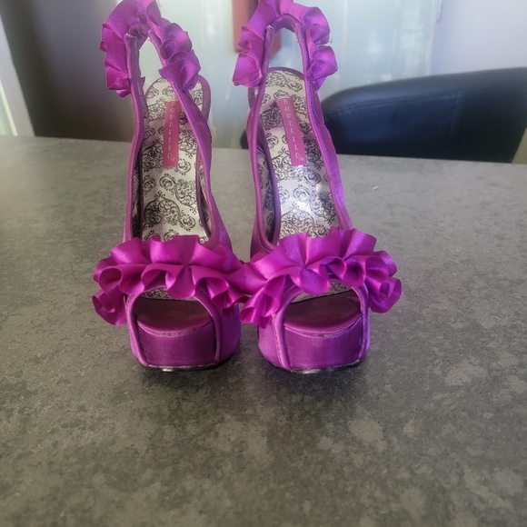 Bordello Italian spike high heels shoes - Picture 4 of 4